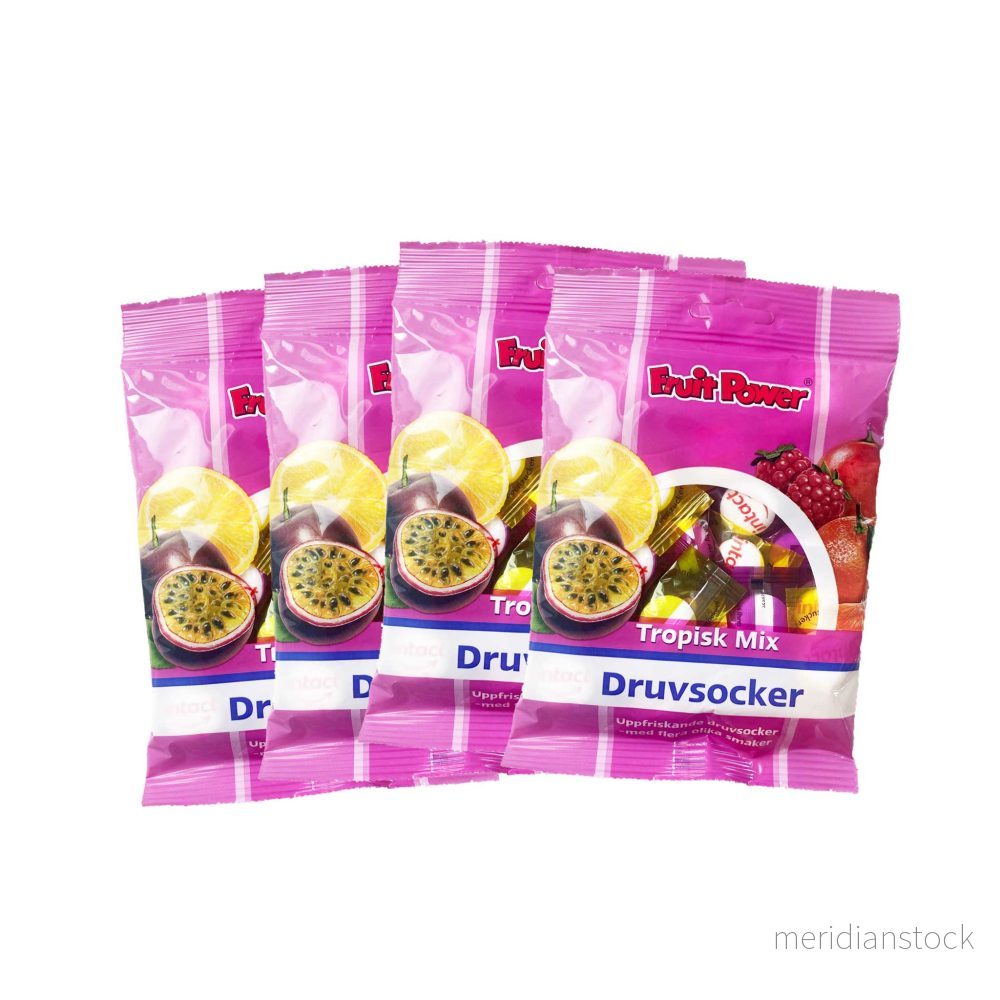 Druvsocker Tropisk Mix 4-pack Druvsocker Tropisk Mix 4-pack