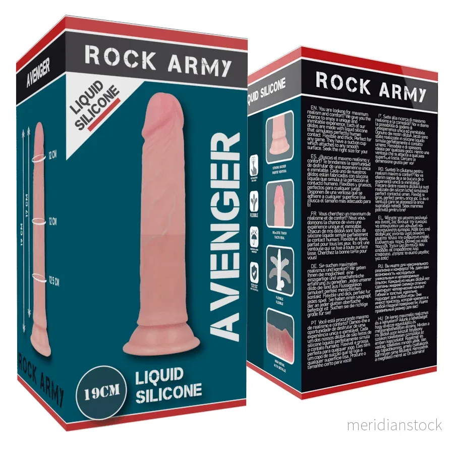ROCKARMY - ROCKARMY LIQUID SILICONE PREMIUM AVENGER REALISTIC 19 CM -O- 3.98 CM - Bild 2