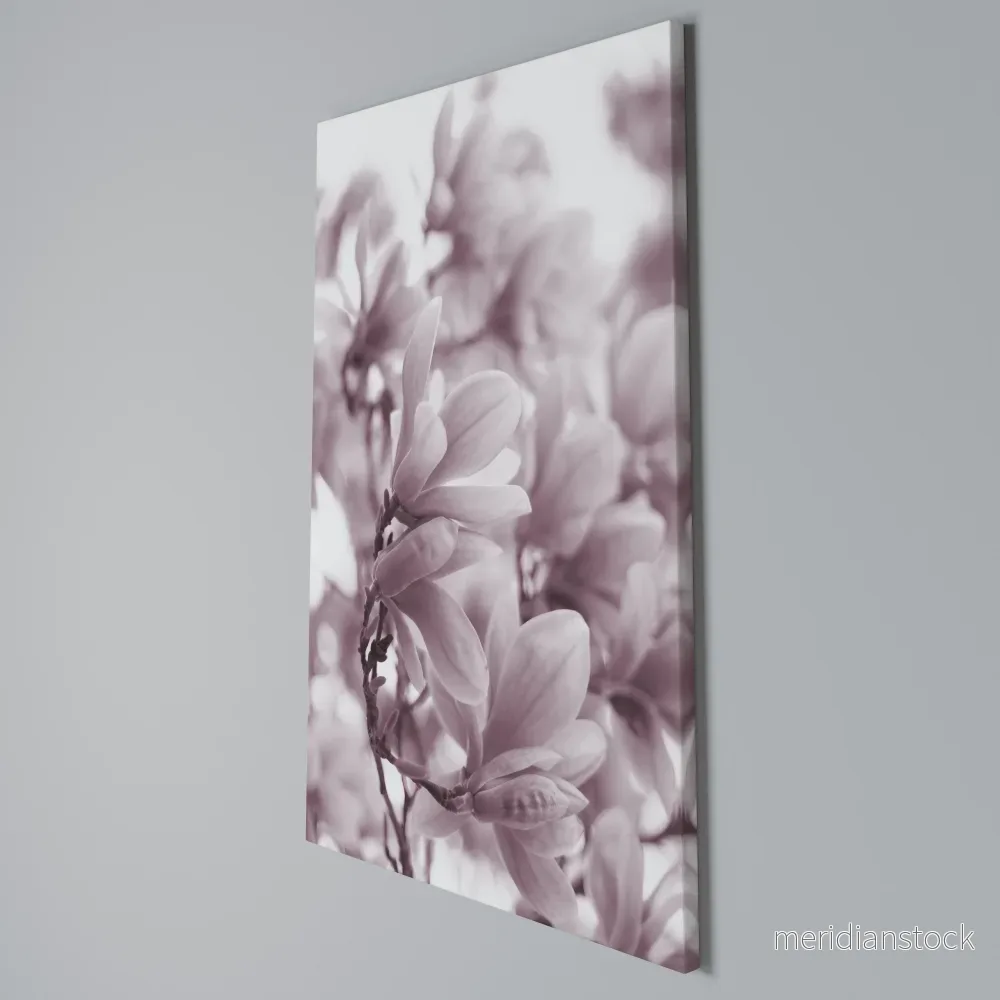 PINK BLOSSOM DREAM Vertical Canvas Print - Bild 3