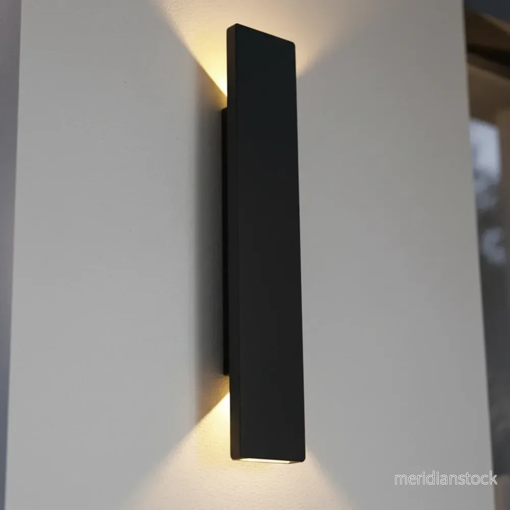Modern aluminium vägglampa - Brightpillar - Bild 3