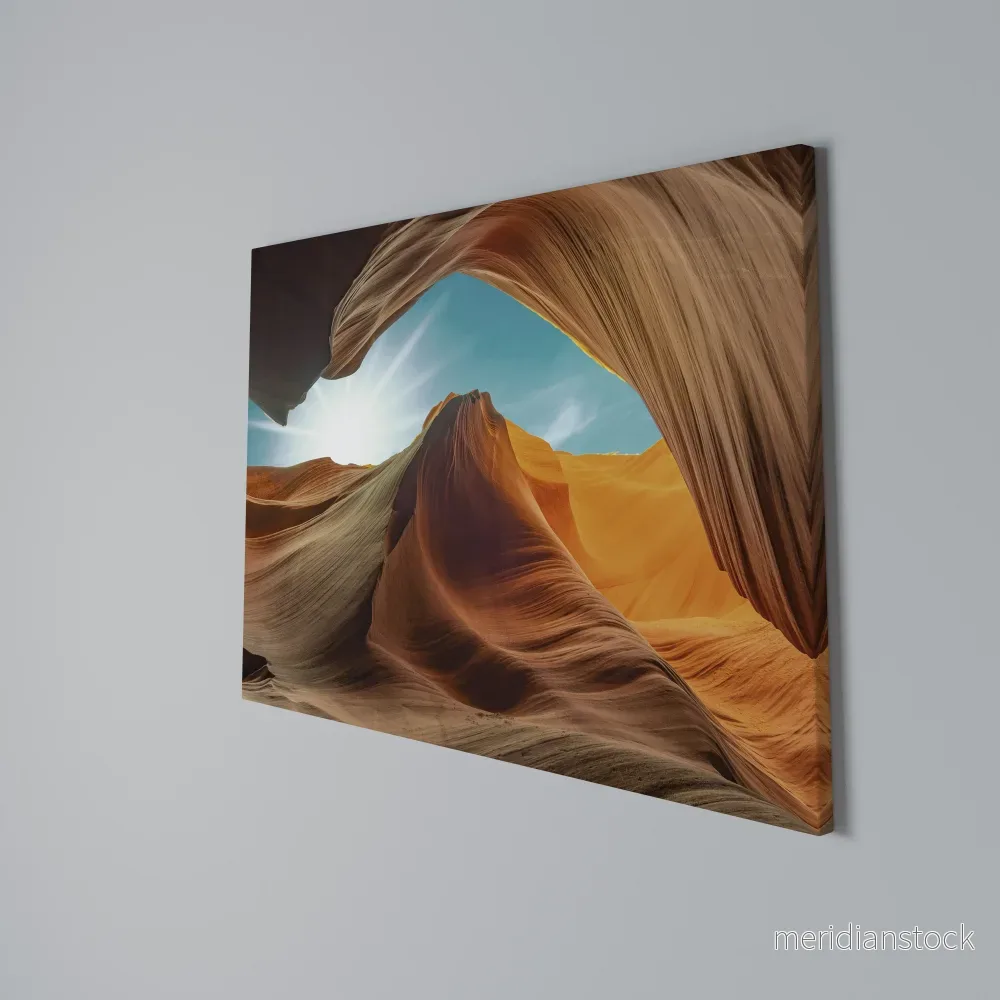 THE CANYON'S WHISPER Horizontal Canvas Print - Bild 3