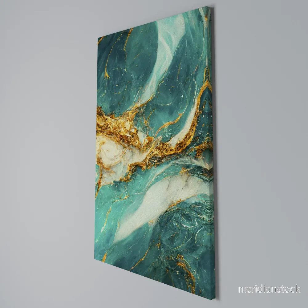 GILDED WHISPERS Vertical Canvas Print - Bild 3