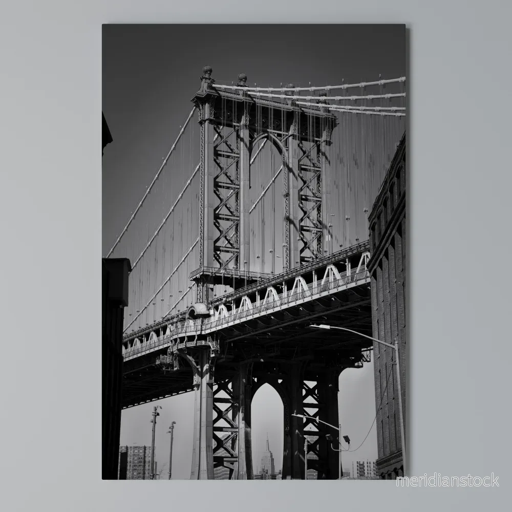 TIMELESS BRIDGE TALES Vertical Canvas Print - Bild 3