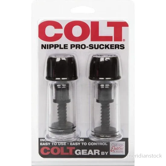 CALEXOTICS - COLT SUCTION CUPS WITH STIMULATING WAVES FOR THE NIPPLE, BLACK - Bild 2