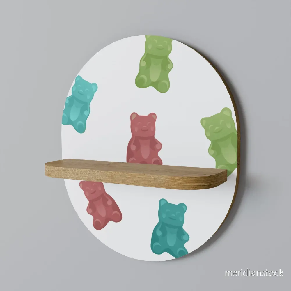 GUMMY BEARS Dekorationshylla