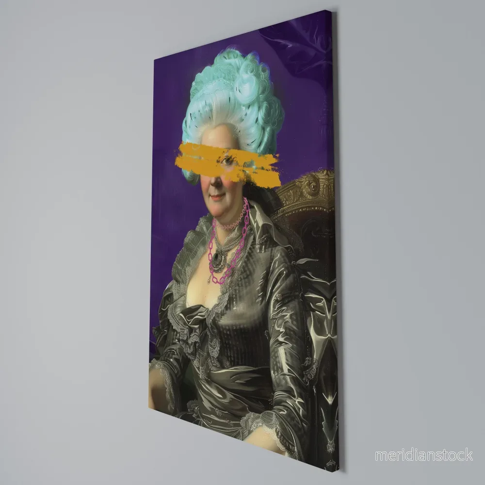 BAROQUE CHIC Vertical Canvas Print - Bild 3