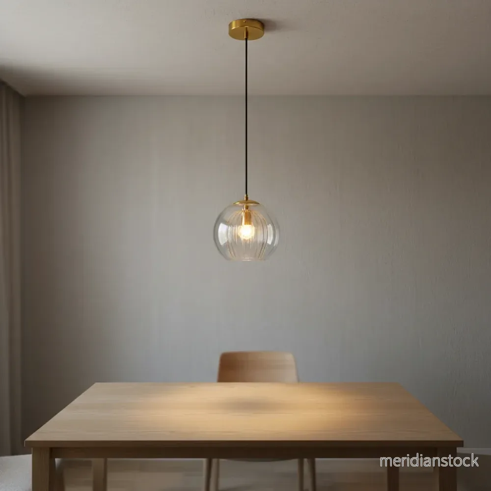 Modern sfärisk pendellampa – AuraVita Modern sfärisk pendellampa – AuraVita