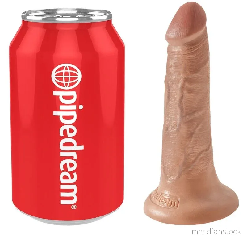 KING COCK - REALISTIC PENIS 12 CM CARAMEL - Bild 2