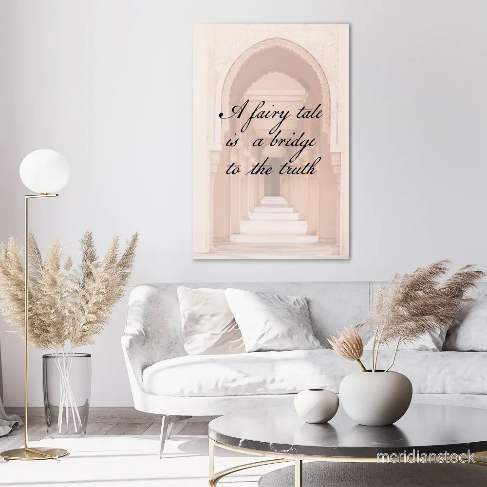 DREAMLIKE PASSAGE Vertical Canvas Print