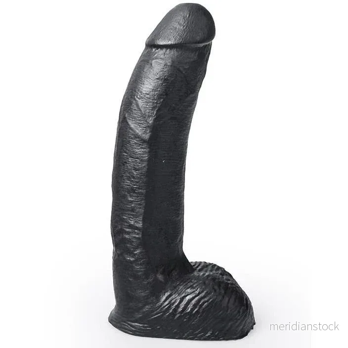 HUNG SYSTEM - REALISTIC DILDO BLACK COLOR GEORGE 22 CM - Bild 2