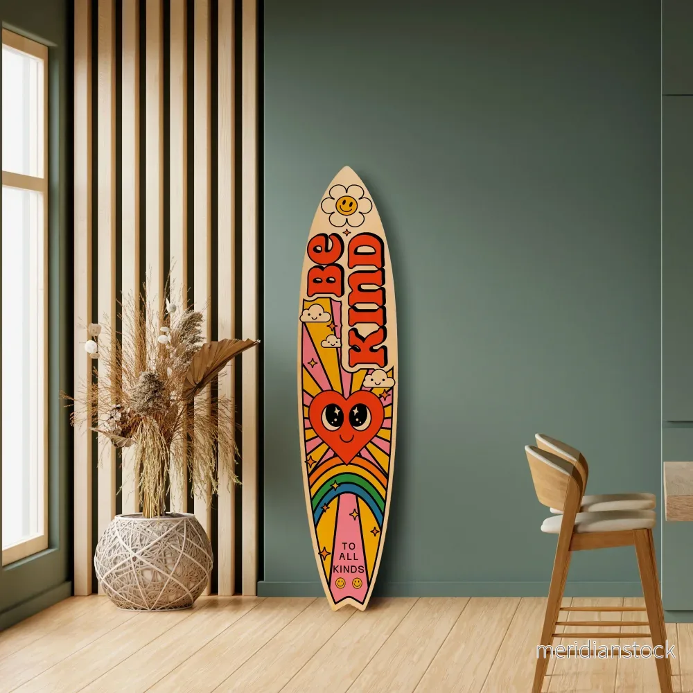 BE KIND Dekorativ Surfbräda BE KIND Dekorativ Surfbräda