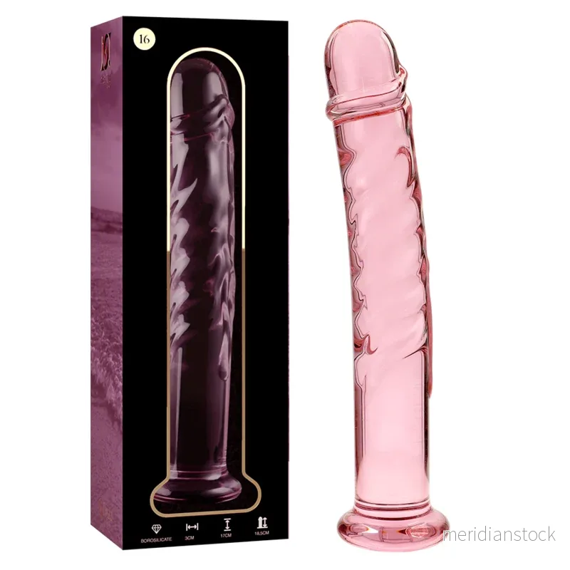 NEBULA SERIES BY IBIZA - MODEL 16 DILDO BOROSILICATE GLASS CLEAR 18.5 CM -O- 3 CM - Bild 2