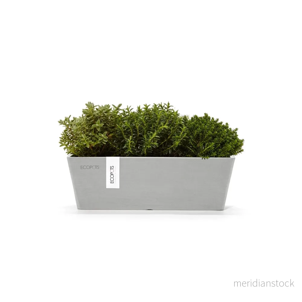 Kruka Bruge mini 25cm vitgrå Kruka Bruge mini 25cm vitgrå