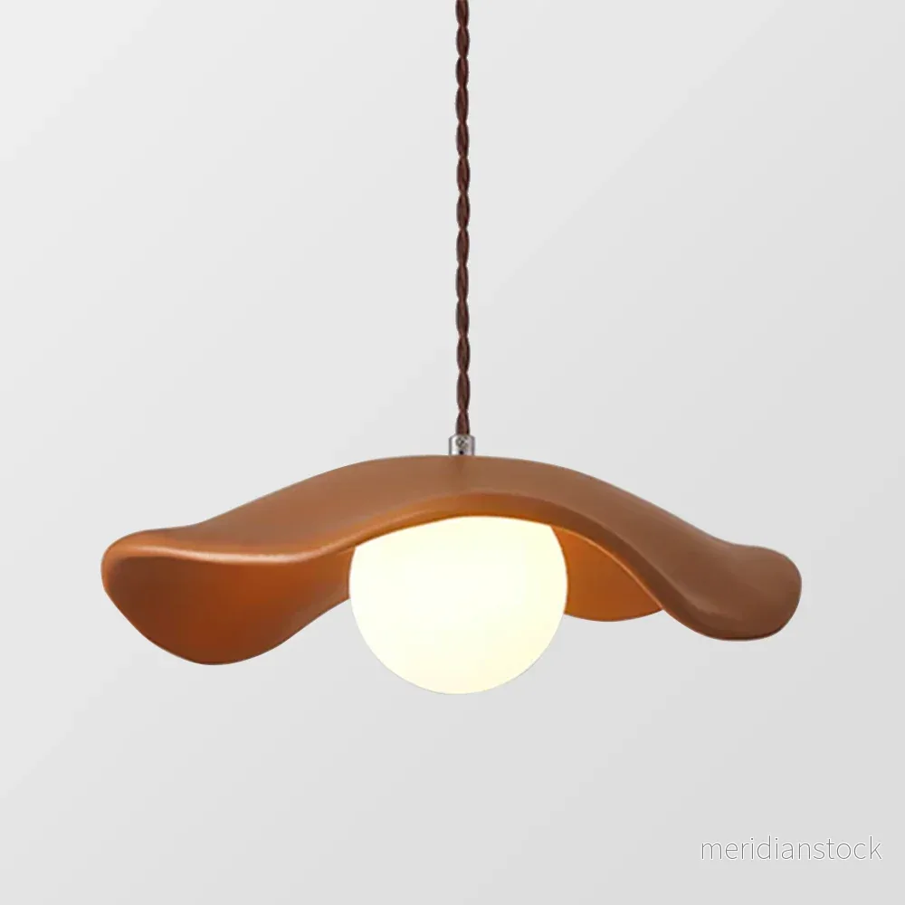 Pendellampa hattformad – retro wabi-sabi taklampa - Bild 2