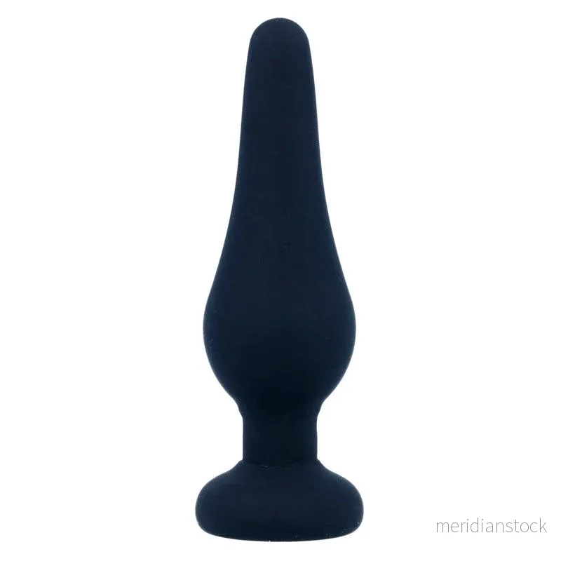 INTENSE - ANAL PLUG PIPO S BLACK SILICONE 9.8 CM - Bild 2