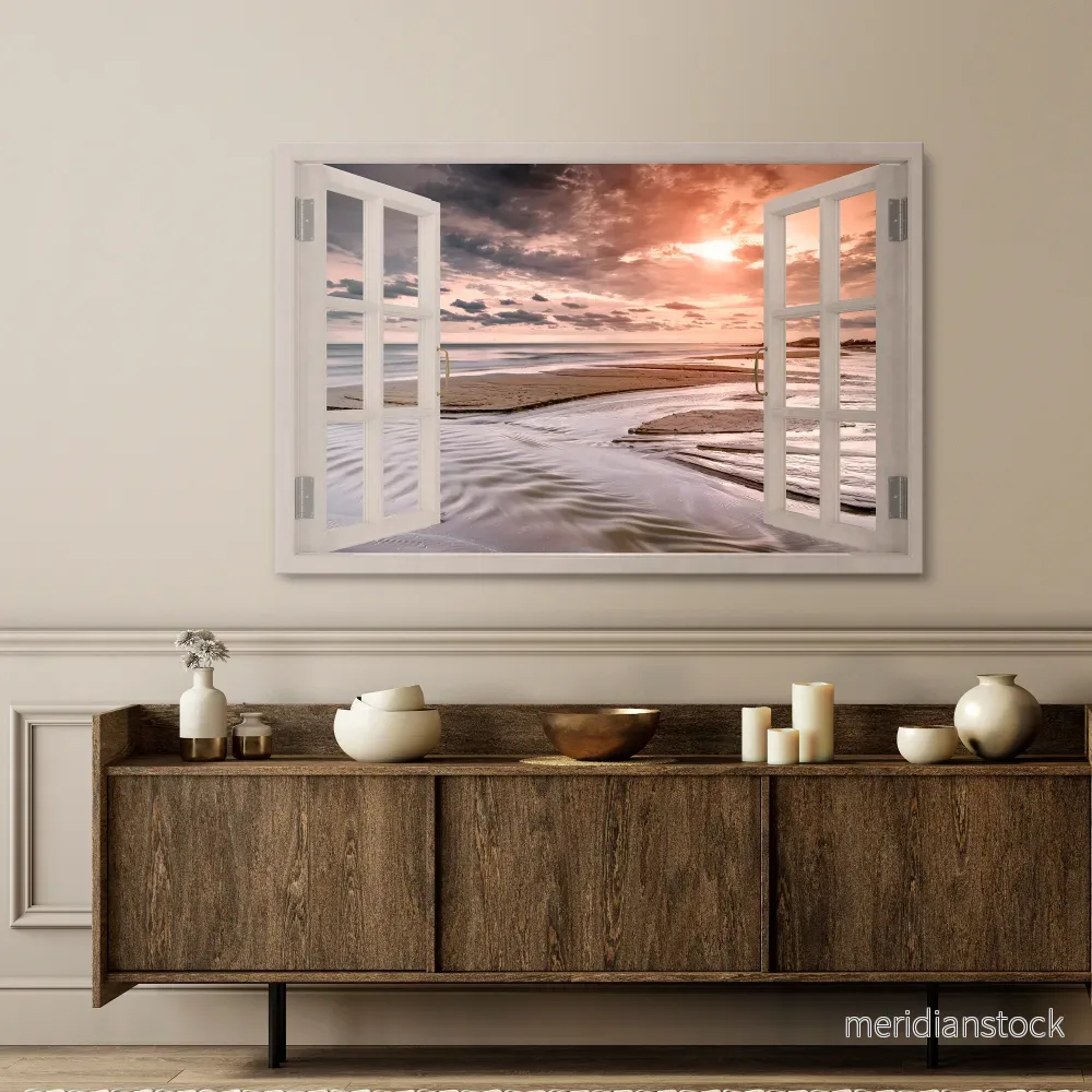 OPENING TO SERENITY Horizontal Canvas Print