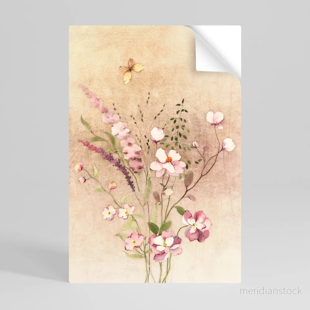 FLOWERED REVERIE Självhäftande Vertikal Poster