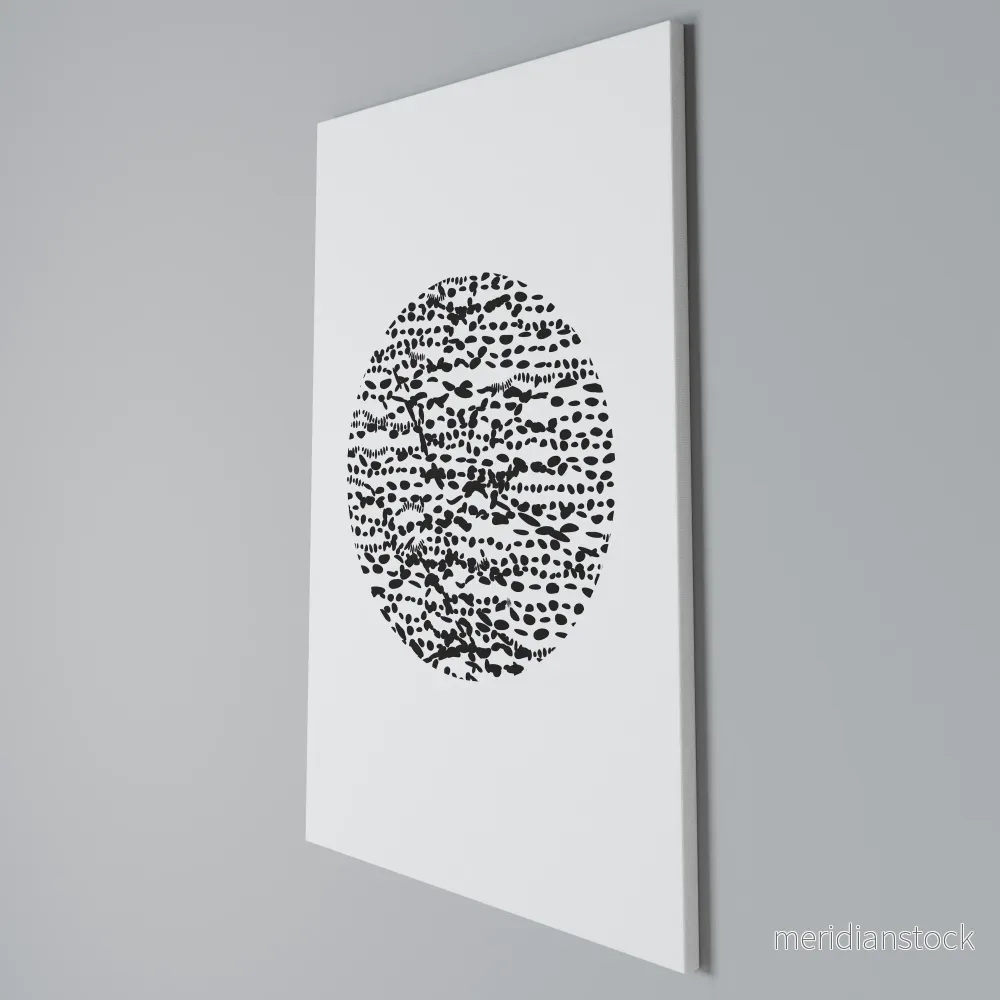 LUNAR LOOM Vertical Canvas Print - Bild 3