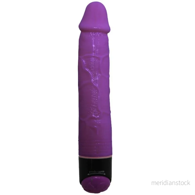 BAILE - COLORFUL SEX LILAC REALISTIC VIBRATOR 23 CM