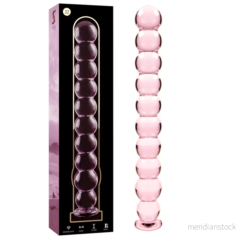 NEBULA SERIES BY IBIZA - MODEL 22 DILDO BOROSILICATE GLASS CLEAR 21.5 CM -O- 2.5 CM - Bild 2