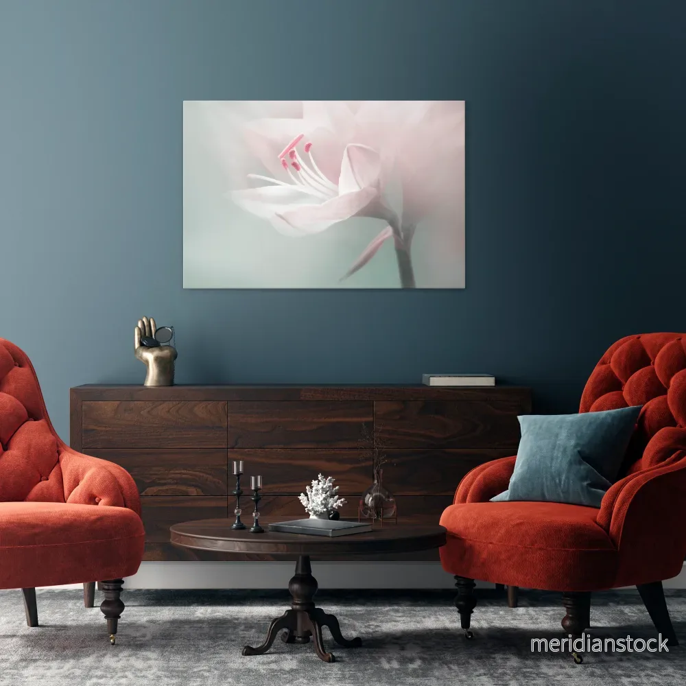 GENTLE LILY Horizontal Canvas Print