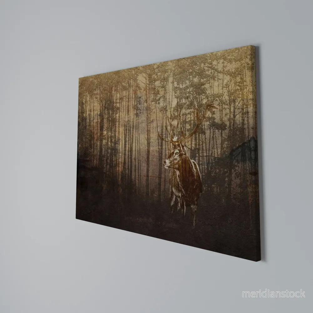 WHISPERING WOODS MYSTIQUE Horizontal Canvas Print - Bild 3