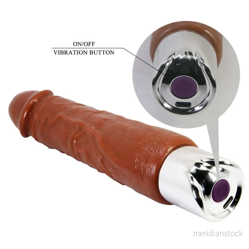 PRETTY LOVE - PRO REALISTIC VIBRATOR 23.5 CM Ø 4.8 CM BROWN - Bild 2