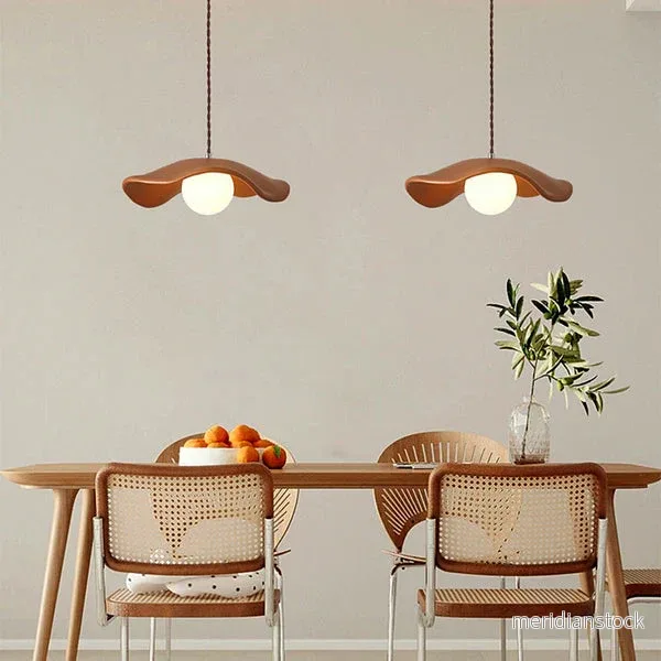 Pendellampa hattformad – retro wabi-sabi taklampa - Bild 3