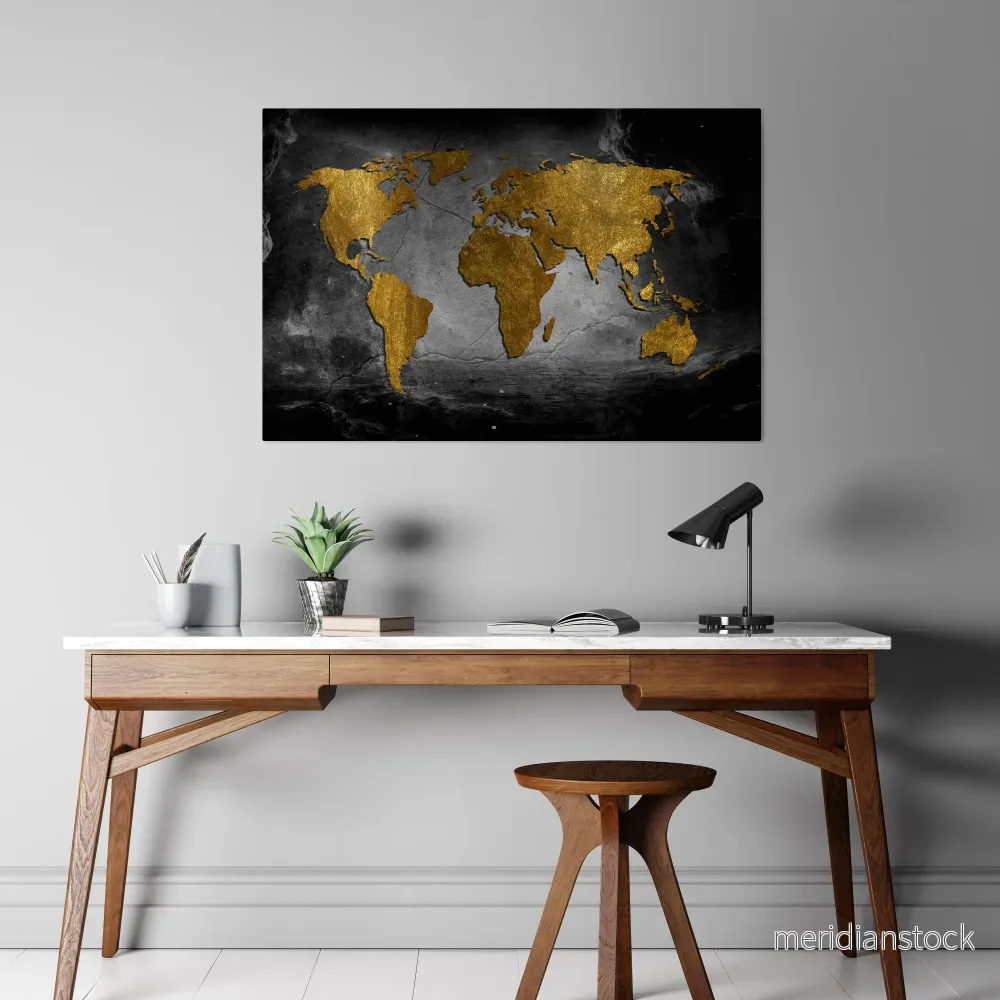 DARK WORLDVIEW Horizontal Canvas Print - Bild 2