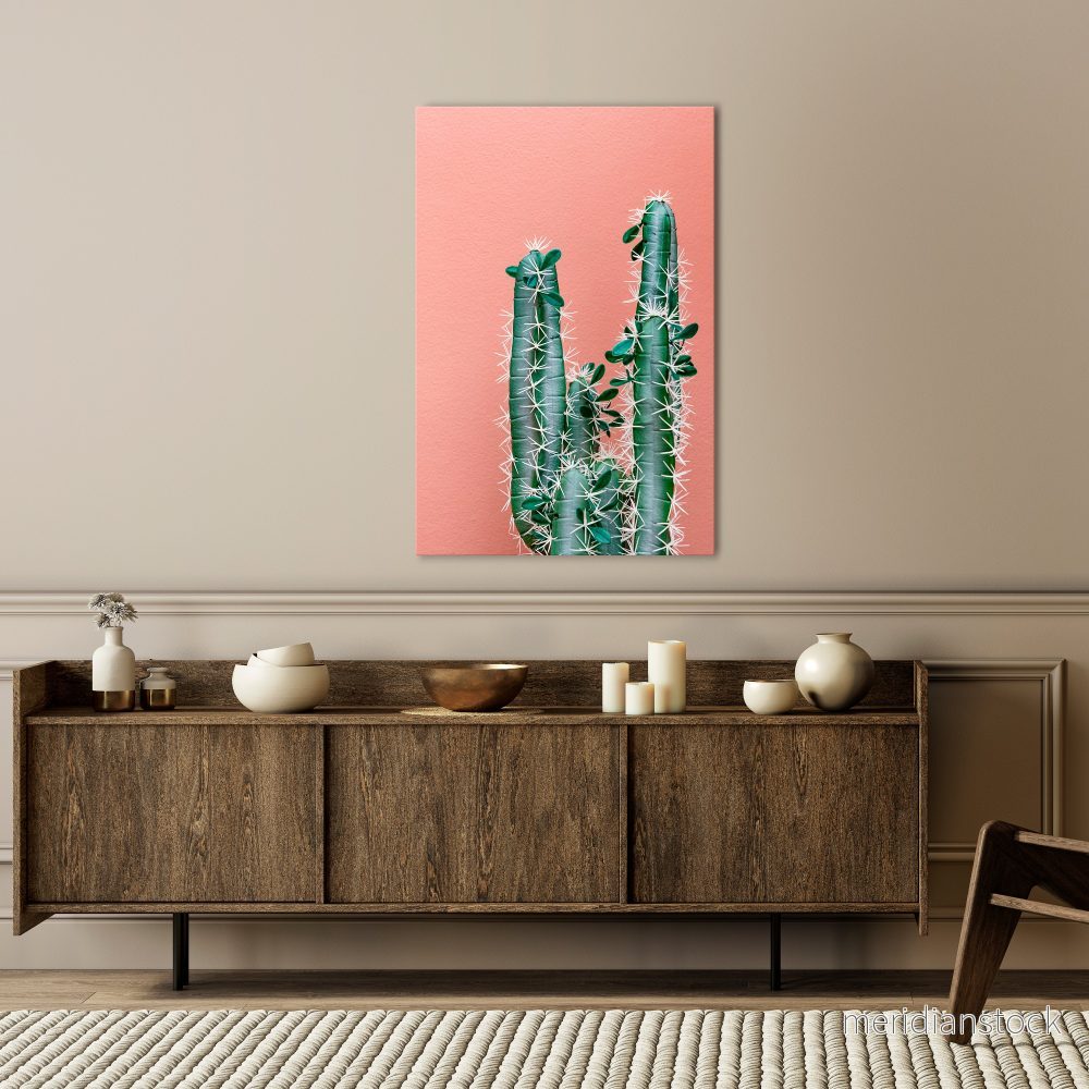 LORD CACTUS Vertical Canvas Print - Bild 2
