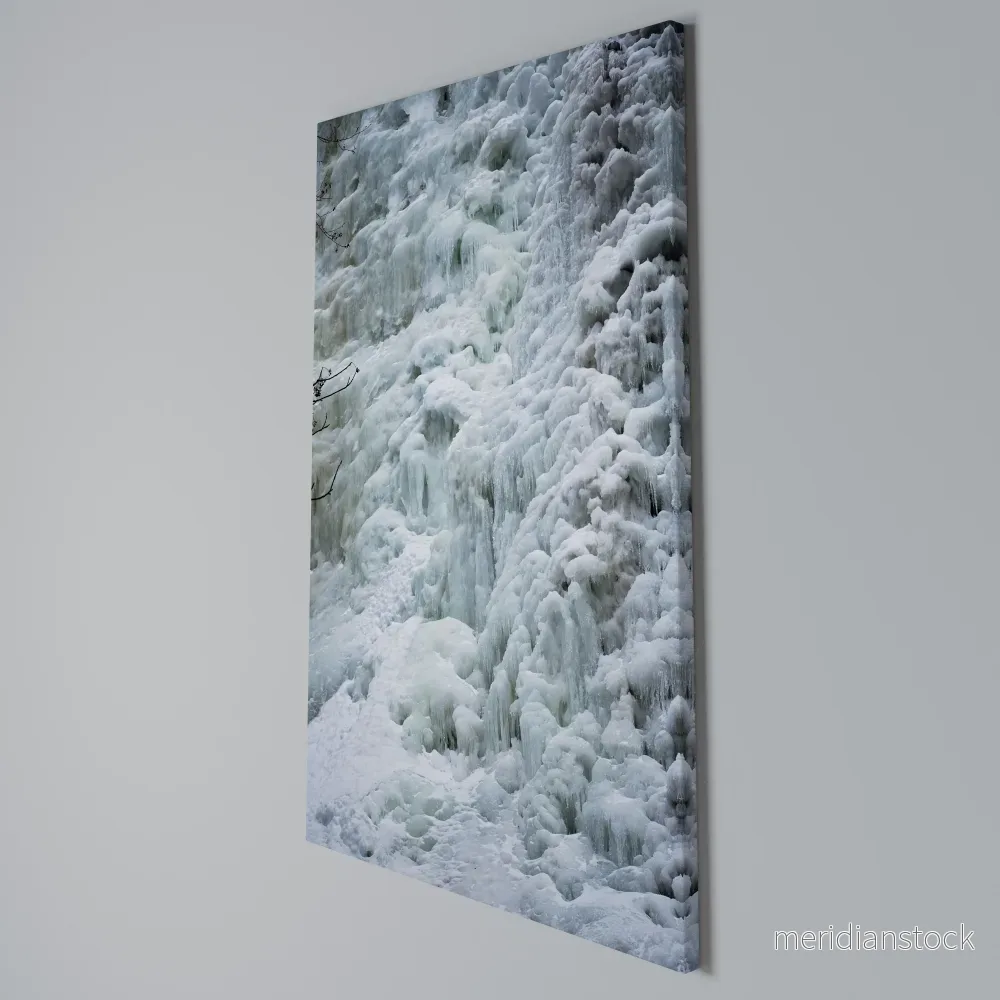FROSTED WHISPERS Vertical Canvas Print - Bild 3