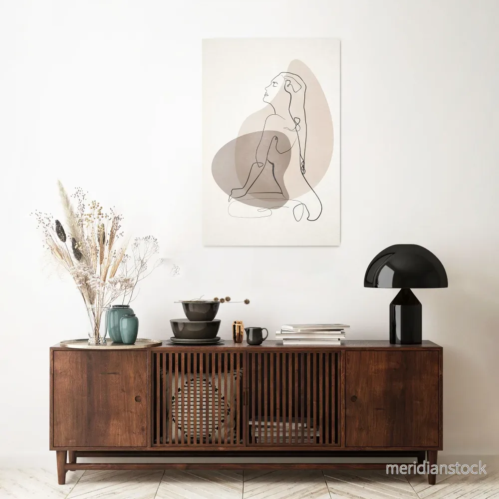 CONTOURS OF BEAUTY Vertical Canvas Print CONTOURS OF BEAUTY Vertical Canvas Print