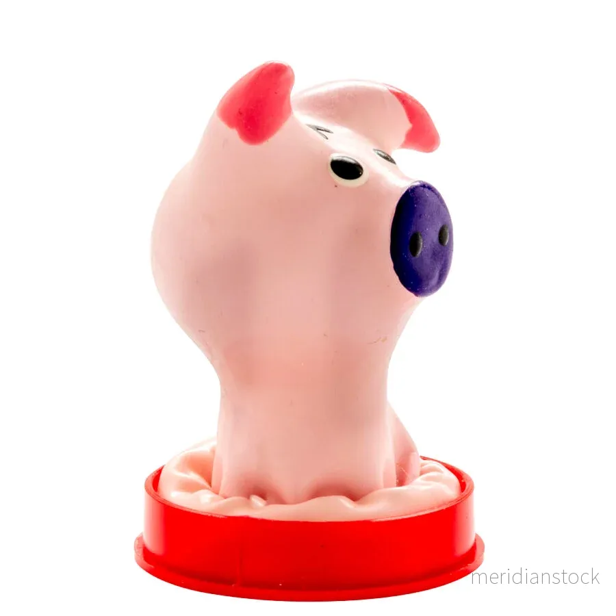CONDOMERIE - HANDPAINTED NOVELTY CONDOMS PIG HEAD - Bild 2