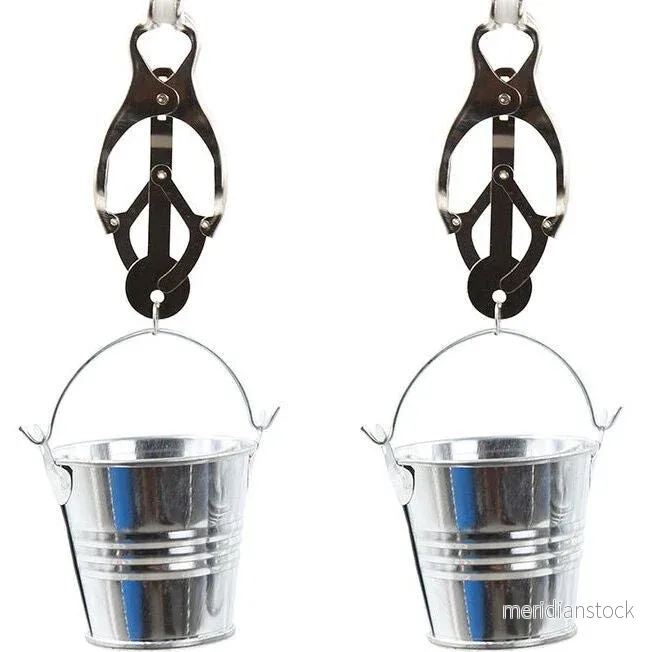 OHMAMA FETISH NIPPLE CLAMPS WITH BUCKETS