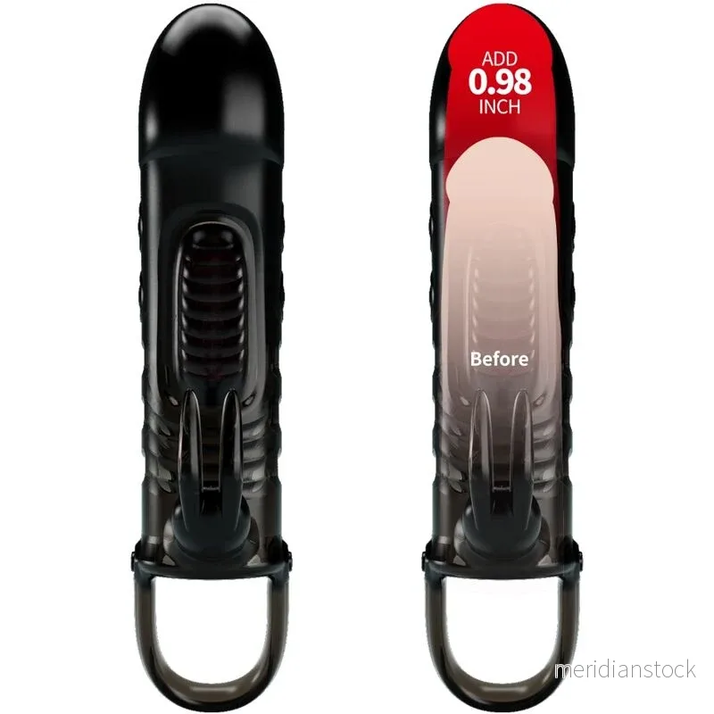 PRETTY LOVE - SLOANE RABBIT PENIS SHEATH BLACK - Bild 2