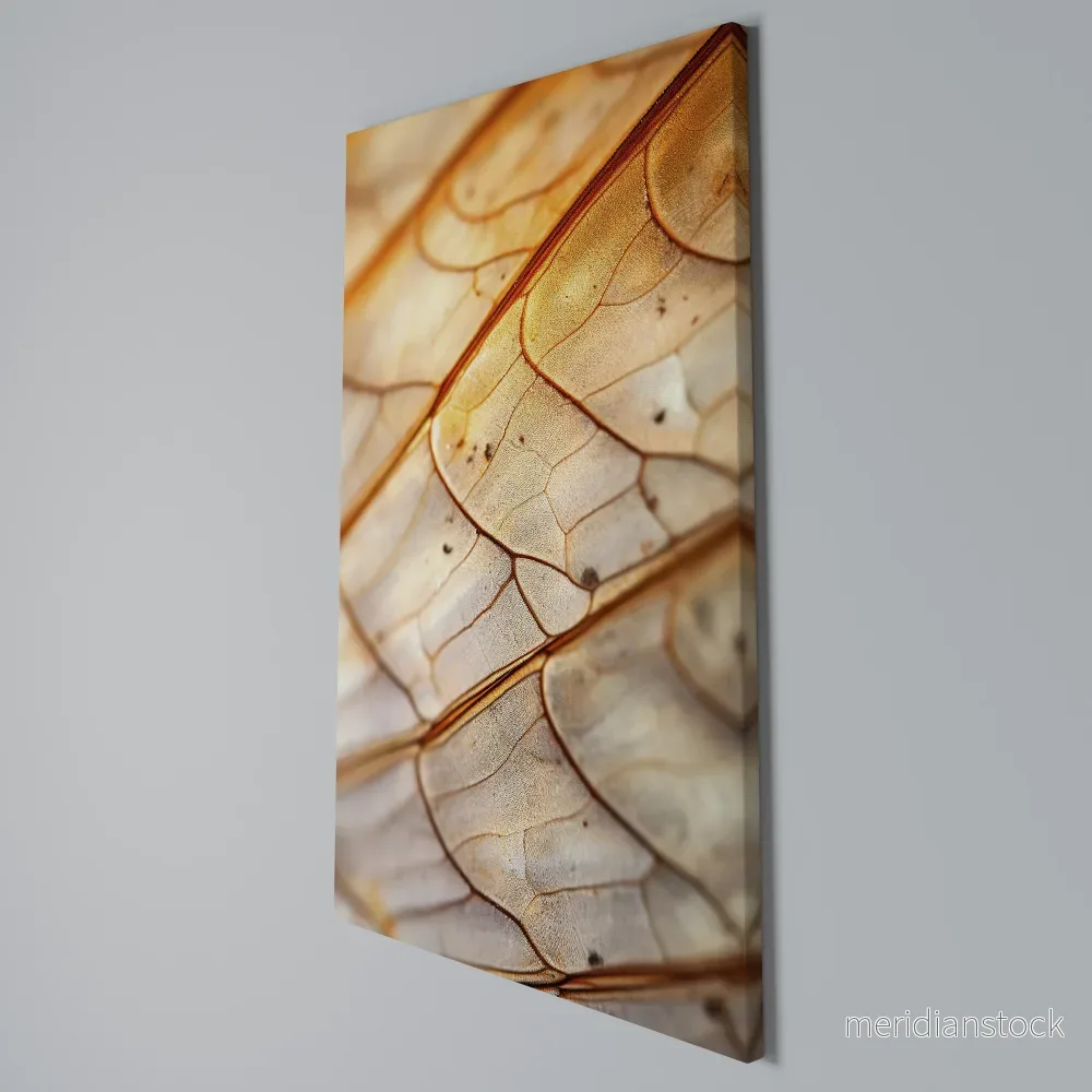 ELEGANT VEINING Vertical Canvas Print - Bild 3