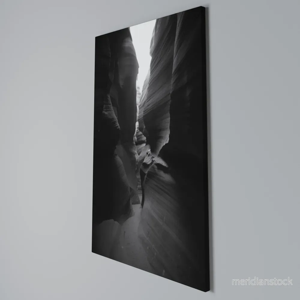 TIME'S WHISPERING CANYON Vertical Canvas Print - Bild 3
