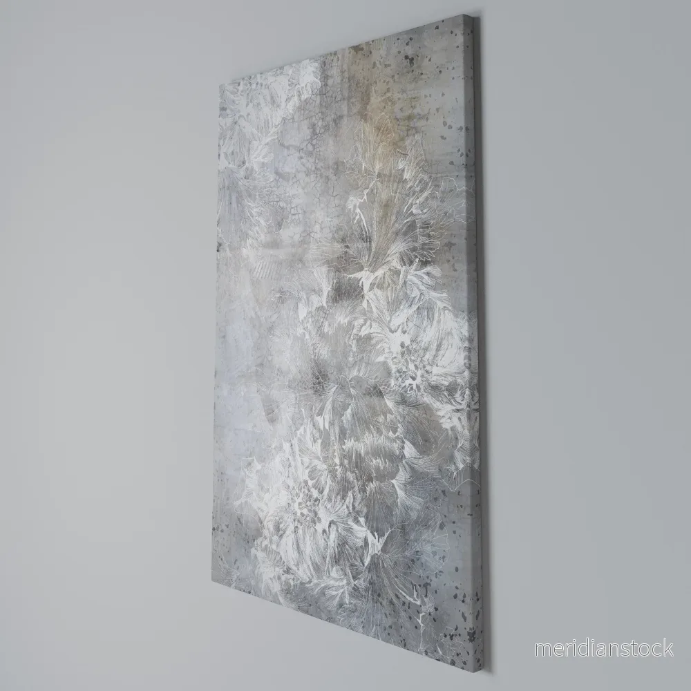 WHITE WHISPER Vertical Canvas Print - Bild 3