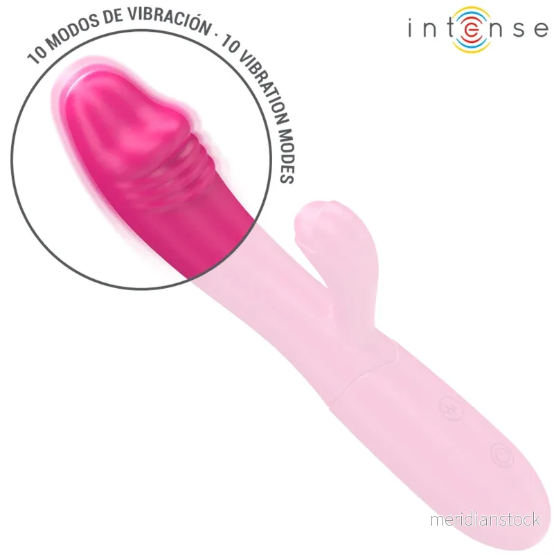 INTENSE - IVY FLEXIBLE VIBRATOR 10 VIBRATIONS WITH STIMULATING TONGUE PINK - Bild 2