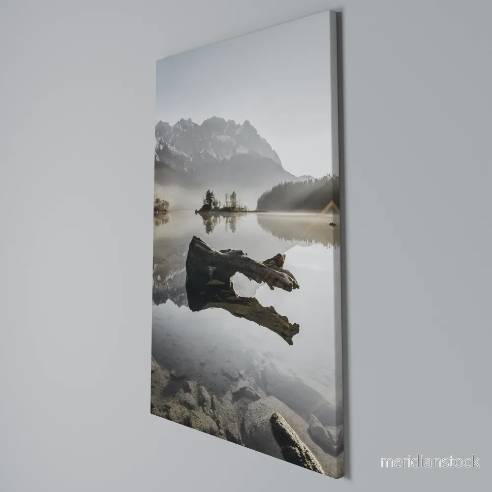 SILENT WATERSCAPE Vertical Canvas Print - Bild 3