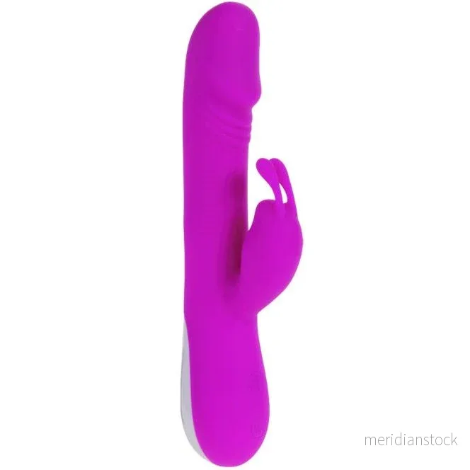 PRETTY LOVE - FLIRTATION ROBERT VIBRATOR WITH CLITORIS STIMULATOR