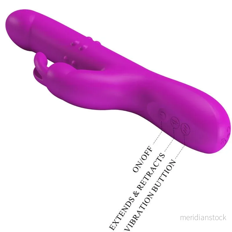 PRETTY LOVE - REESE VIBRATOR WITH PURPLE ROTATION - Bild 3