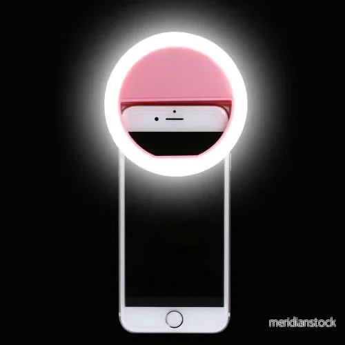 Bärbar ringlampa för selfies - GlowSnap - Bild 2