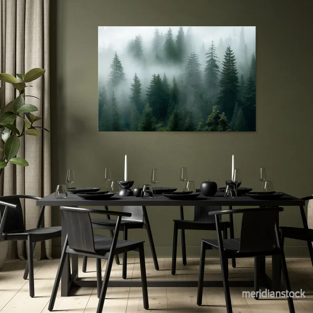 FOGGY CREST Horizontal Canvas Print - Bild 2