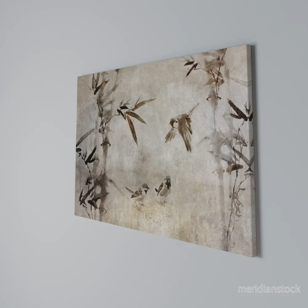 SPARROW BLISS Horizontal Canvas Print - Bild 3