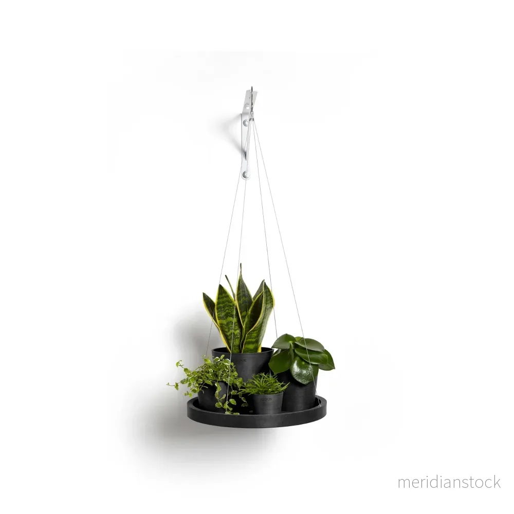 Krukfat hängbar 36cm mörkgrå