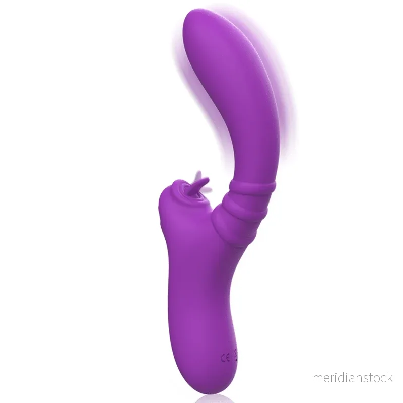 INTENSE - HARRY FLEXIBLE VIBRATOR WITH PURPLE TONGUE - Bild 3
