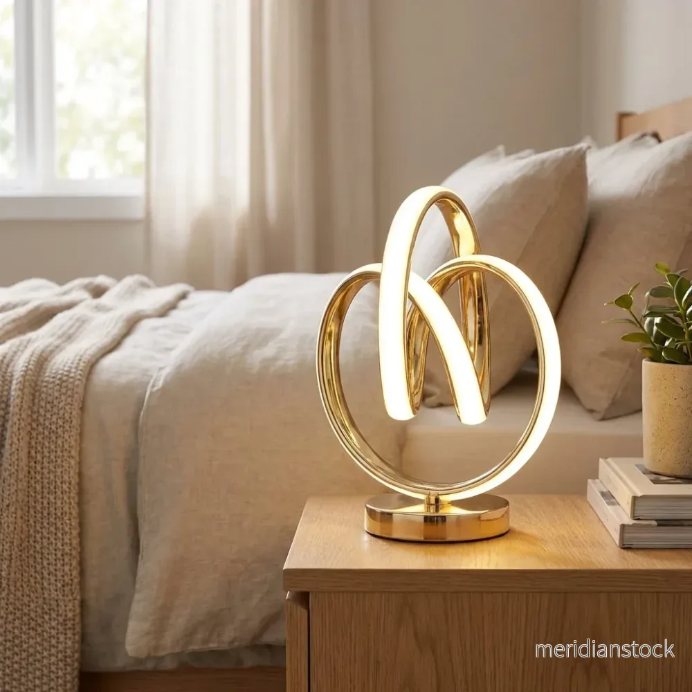 Svängd accentbordslampa – Bendara