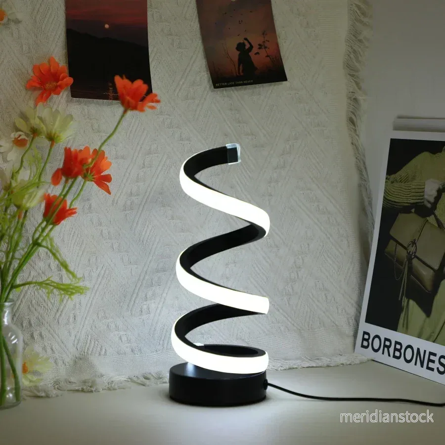 Modern S-formad skrivbordslampa - FlexiGlow - Bild 2