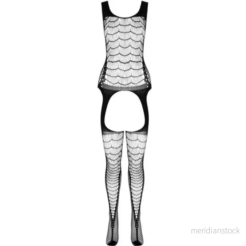 PASSION - BS 104 BODYSTOCKING BLACK ONE SIZE - Bild 3